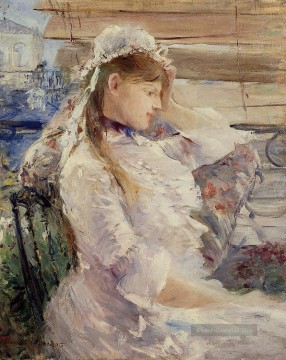 Hinter der Jalousie Berthe Morisot Ölgemälde
